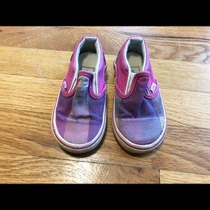 Purple and pink vans